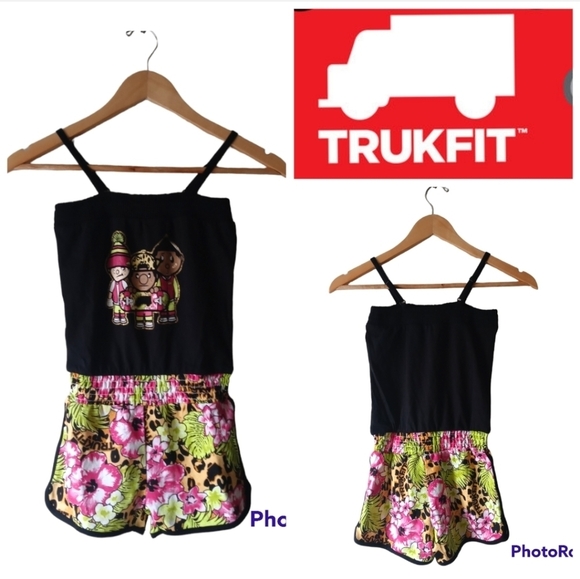 TRUKFIT Girls Cool Kids Romper. Size M (5) - Picture 1 of 8